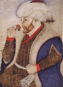 Naqqash Sinan Bey, Portrait of the Ottoman sultan Mehmed the Conqueror